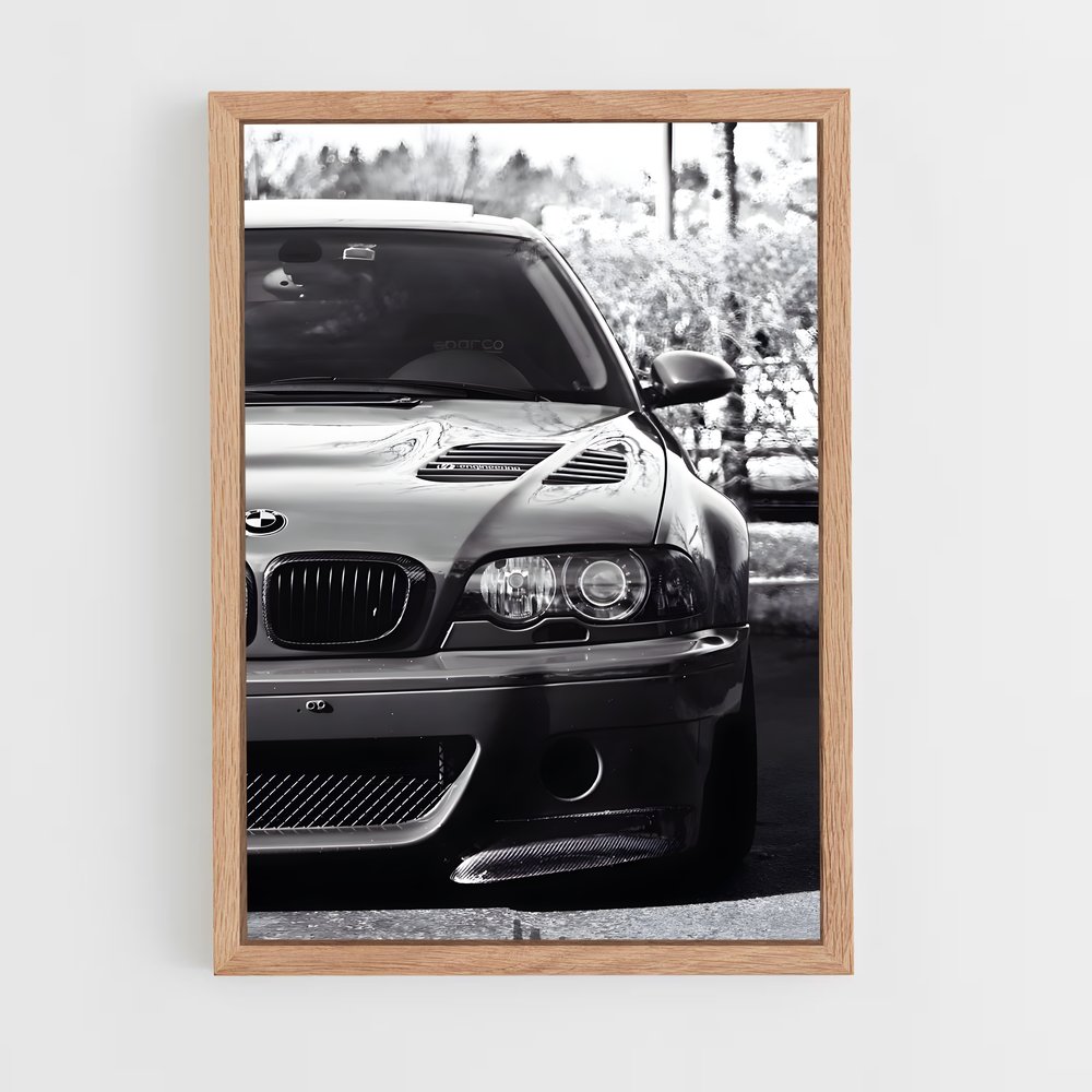 Poster M3 Noir et Blanc – affiche BMW (vue 4)